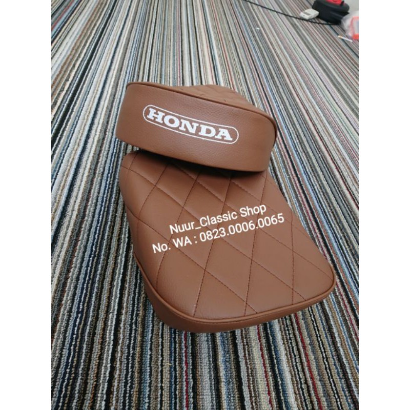 Jok Pisah Coklat Ketupat Honda C70 Pispot C70 Pitung Ulung C700 Supercup dan C-Series