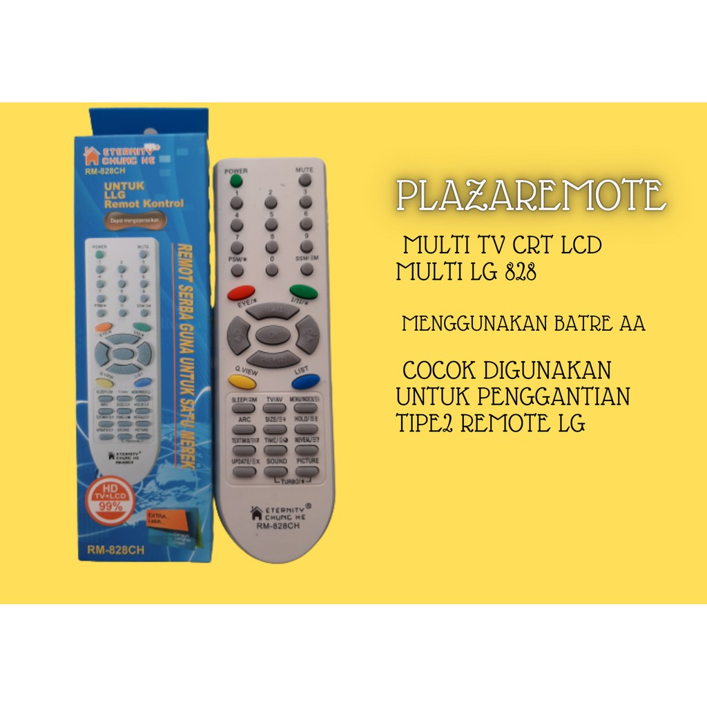 remote LG multi tabung lcd led 638 chunghe