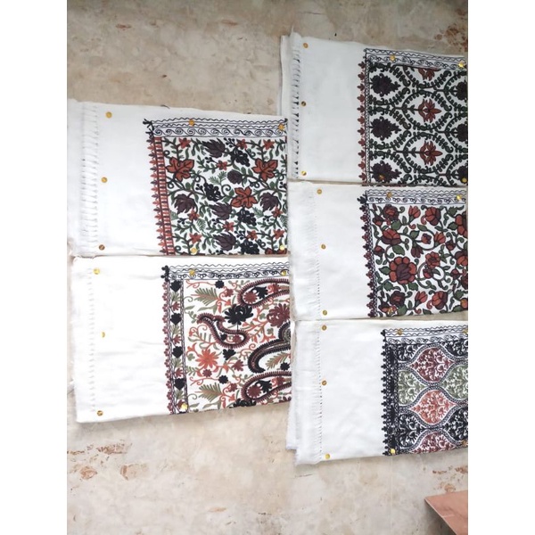 Sorban habib sorban kashmiri asli full sulam eksklusi terbaik bahan wool sorban kashmiri murah india bordir
