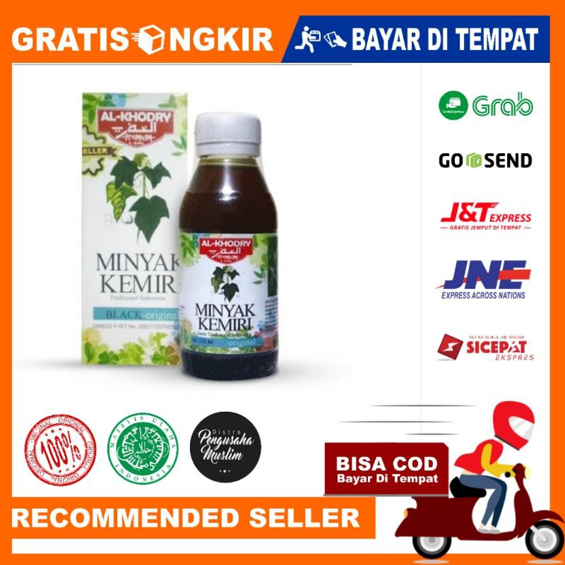 Minyak Kemiri Al khodry Obat Herbal penumbuh penyubur rambut jenggot