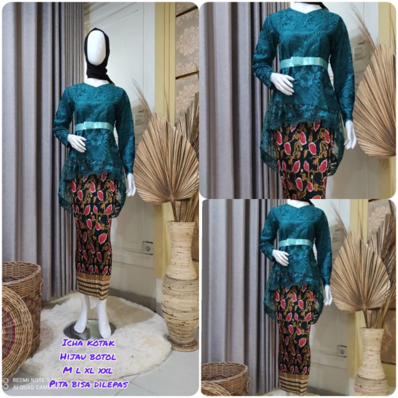 Kebaya Tile Ica Pinguin / Kebaya tile Aurora / Kebaya Brukat Murah-8