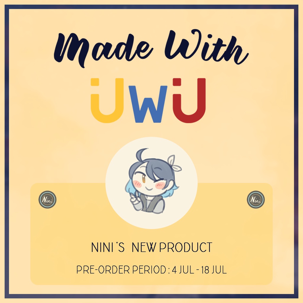 

[ UwU Ch. / Made With UwU ] Nini 03 Fan Art Prints NCT [ CFV1 ]