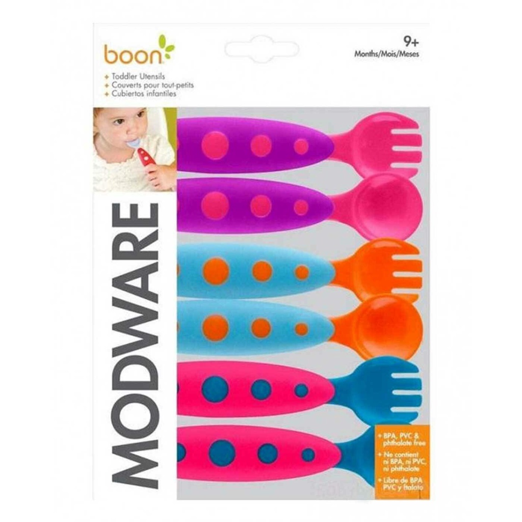 BOON MODWARE SET 3PK PINK MULTI / SENDOK / BOON