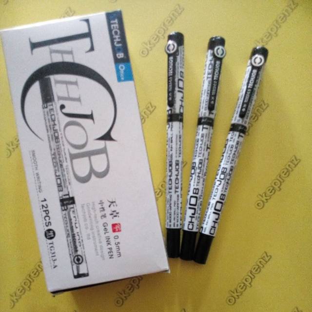 

pulpen gel techjob tg 313A )