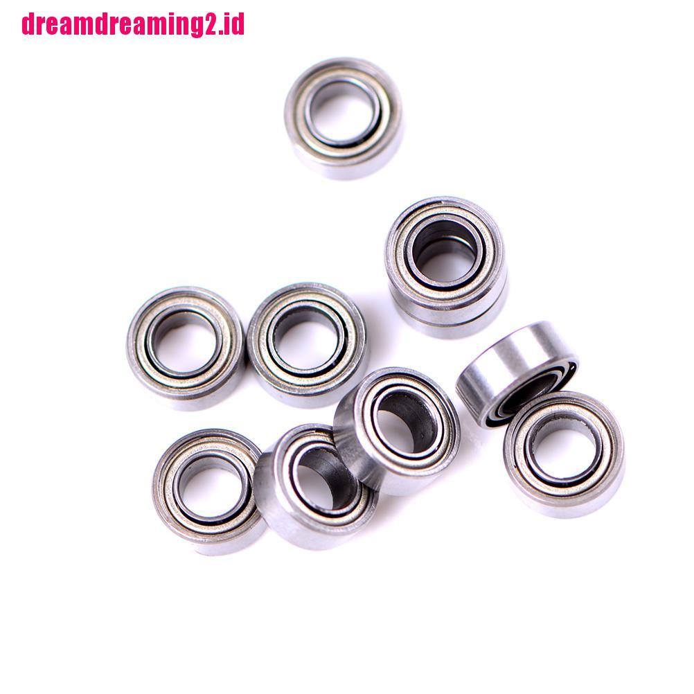 （✔✔❤10pcs MR105ZZ L-1050 MR105 deep groove ball bearing Miniatur Ukuran 5x10 X 4mm