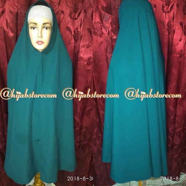 Khimar jumbo non pet antem jilbab sepaha instan / khimar set cadar tali / jilbab syari wolfis wolvis
