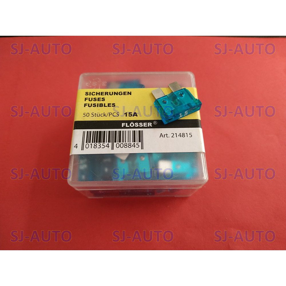 Sekring DX Flosser 15A Sekring Gepeng Flosser 15A