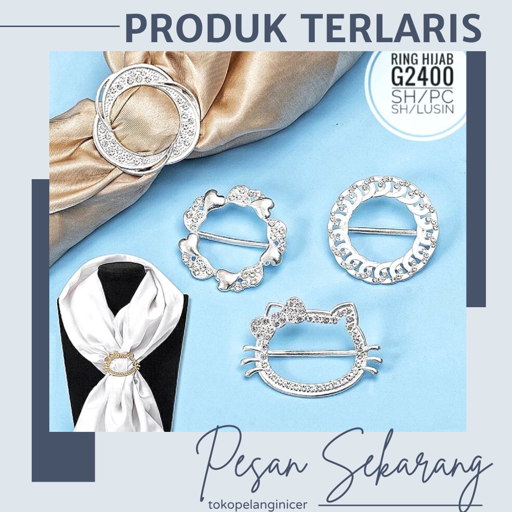 BROS RING HIJAB/GESPER HIJAB/RING HIJAB/CINCIN HIJAB LOGAM