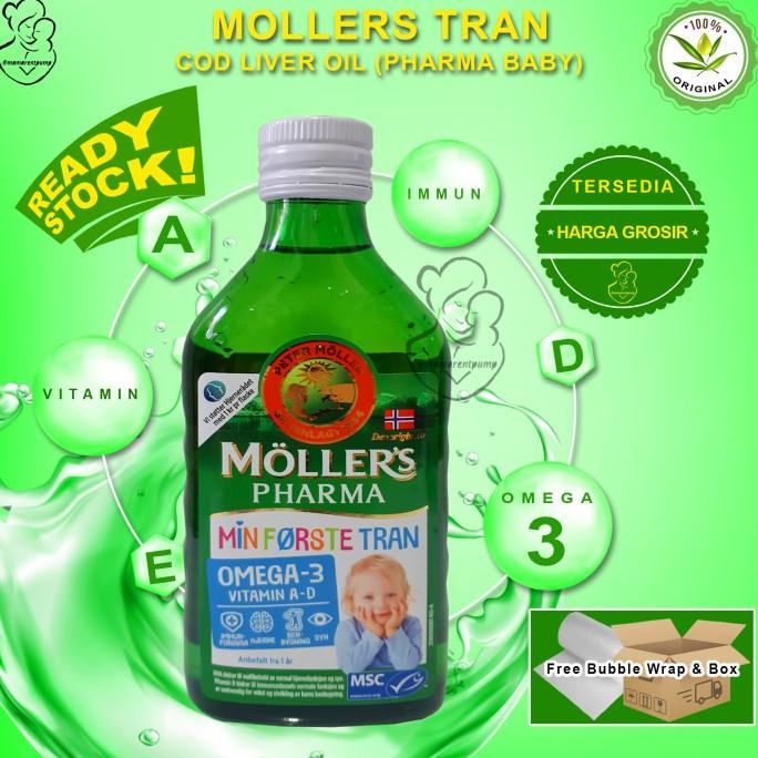 Mollers tran cod liver oil fish minyak ikan moller's moller trans anak - Pharma baby Lc