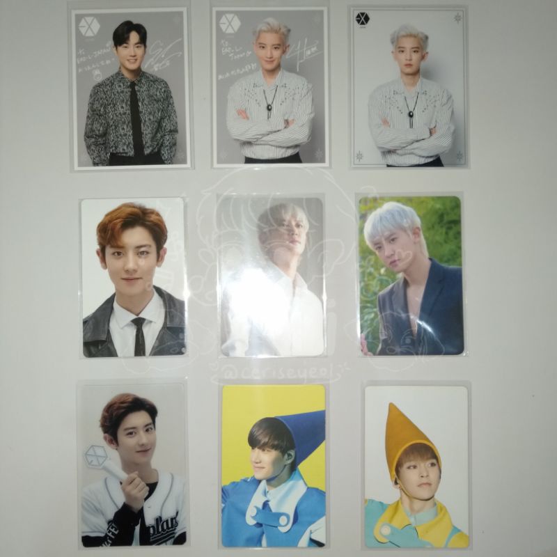 

[BACA DESKRIPSI] PHOTOCARD EXO SUHO CHANYEOL NON ALBUM OFFICIAL DICON TC FC JAPAN