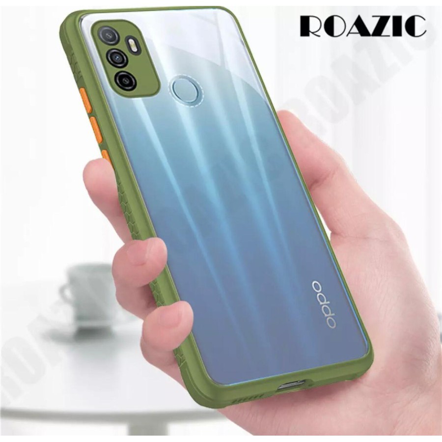 OPPO A31 A54 A52 A92 A53 A33 CASE HARD UME MIQILIN, FUZE CLEAR TRANSPARAN HARDCASE BENING CASING COVER PROTECT CAMERA