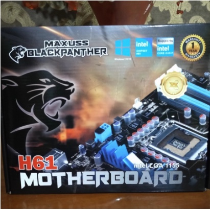 Motherboard Black Panther H61 DDR3 Socket LGA 1155