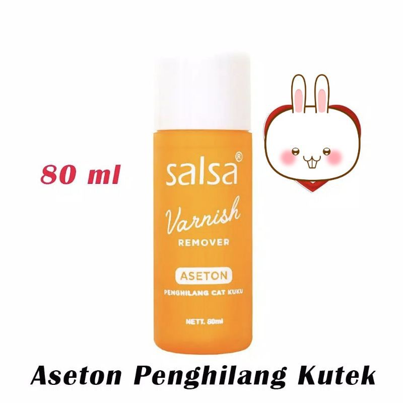 PEMBERSIH KUTEK / PENGHILANG CAT KUKU / ASETON SALSA VARNISH REMOVER 80 ML