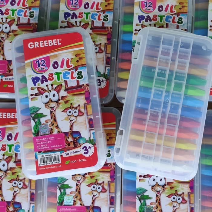 

CRAYON GREEBEL OIL PASTEL 12 WARNA ORIGINAL | harga satuan [GIOVARE]