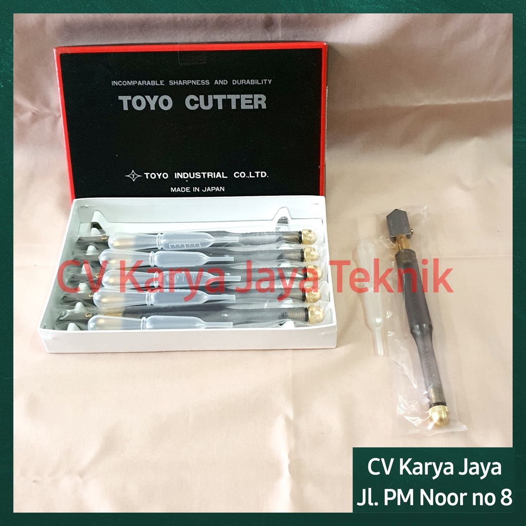 

Pemotong Kaca Toyo TC-90 / Glass Cutter Pisau Potong Kaca