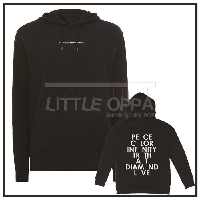 JACKET HOODIE KPOP G-DRAGON PEACEMINUSONE PREMIUM FLEECE - M