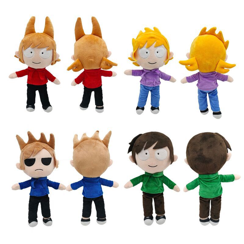 38cm/15in Exclusive Eddsworld Plush Cartoon  Boneka Doll Indoor Home Decoration Soft Stuffed Toy