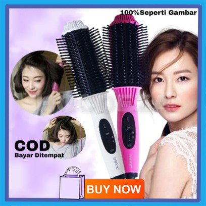 ALAT CATOK SISIR CATOKAN RAMBUT HAIR AUTO STRAIGHTENER PELURUS  AUTOMATIS ORIGINAL IMPORT VA84