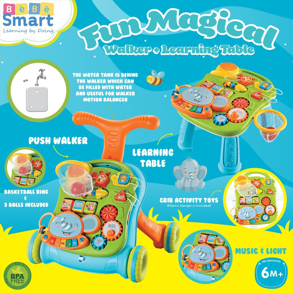 Bebe Smart Magical Fun Walker