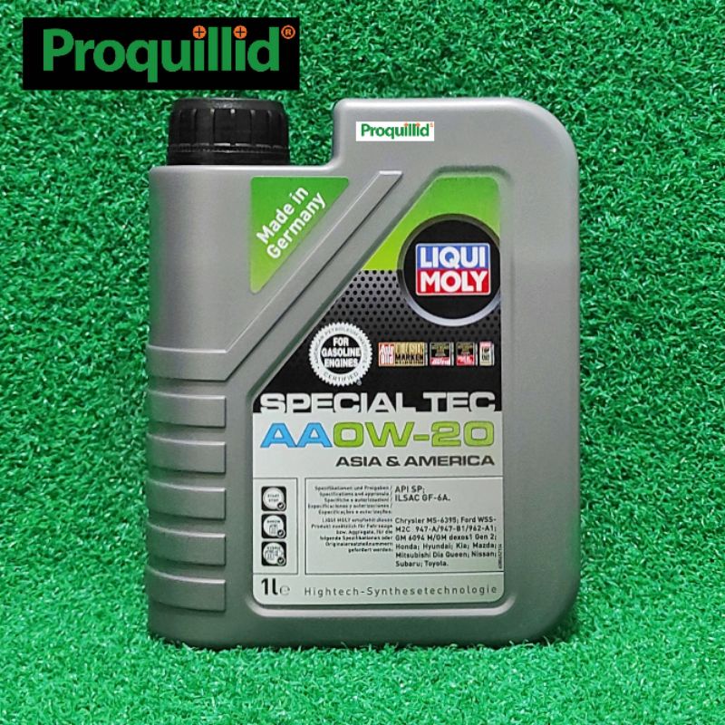 LIQUI MOLY SPECIAL TEC AA HIGHTECH SYNTHESETECHNOLOGIE OIL 0W-20 1 L API SP ILSAC GF-6A OLI MESIN 0W
