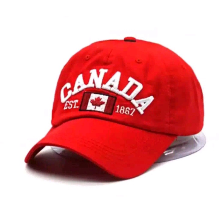 Topi Baseball Cap Logo  Canada 1967 kualitas Premium