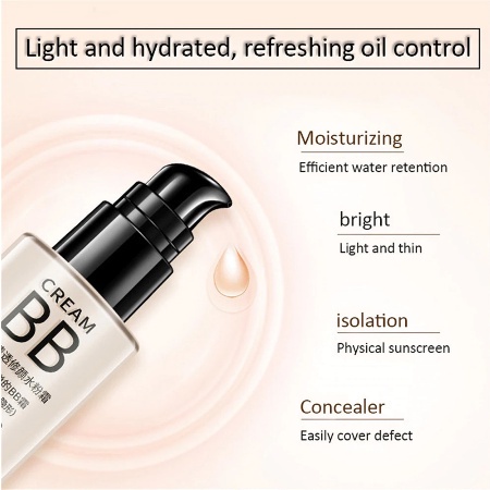 Lameila BB Cream Moisturizing Liquid Foundation Korean Makeup Original Waterproof Makeup Base