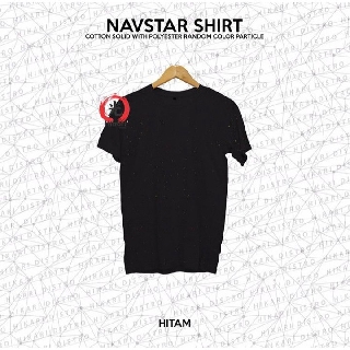  KAOS  POLOS HITAM  POLKA GALAXY  COTTON COMBED 30S Shopee 