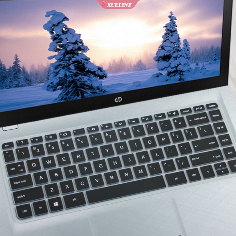 Skin Silikon Transparan Cover Pelindung Keyboard laptop HP 14 &quot;14-aq001tu