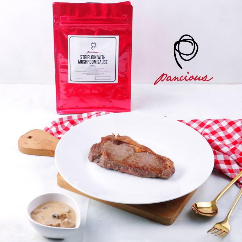 

PANCIOUS Frozen Food - Striploin with Mushroom Sauce