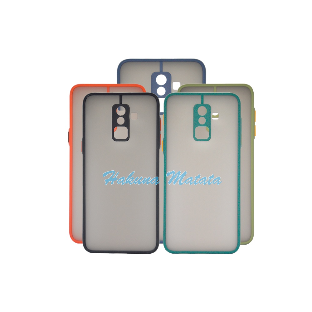 Case Samsung A6+ / A6 Plus / J8 Matte Casing Anti Knock Bumper Candy
