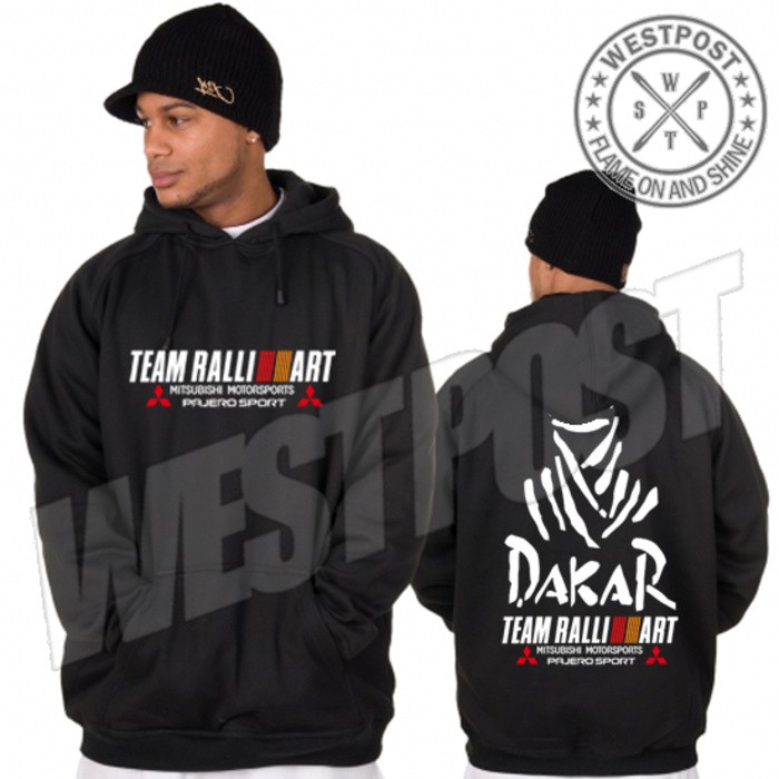 JAKET HOODIE JUMPER SWEATER PAJERO SPORT DAKAR RALLIART