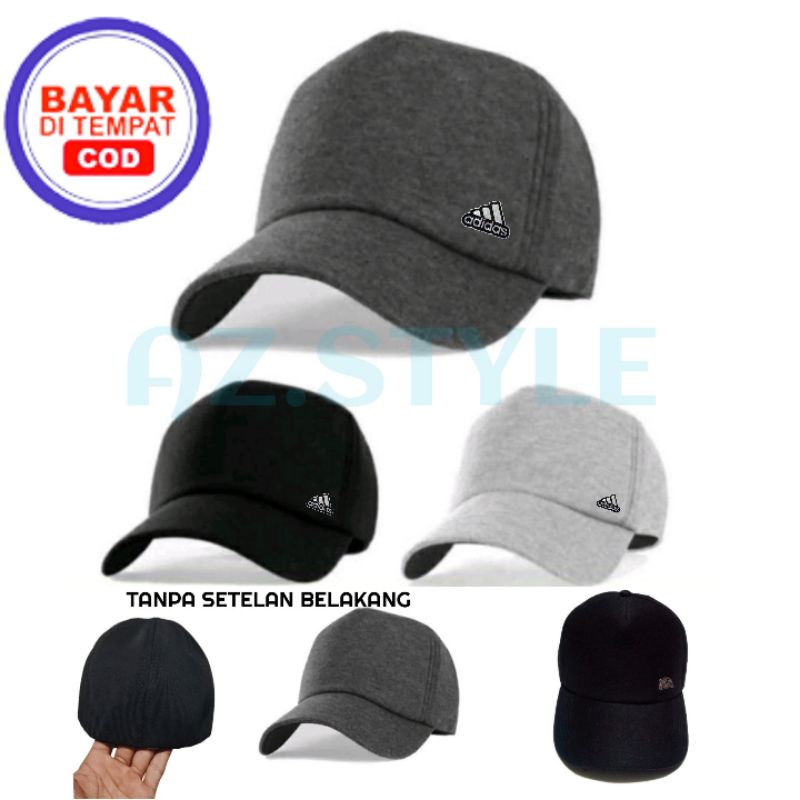 Topi baseball build'up / topi tanpa setelan belakang /topi build'up kaus pin
