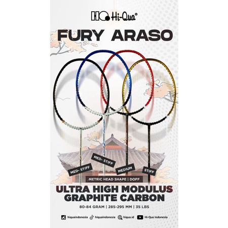 raket hiqua fury araso Gen ll original