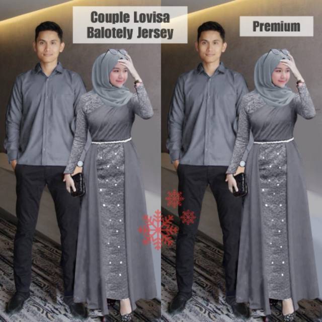 XC - Couple Lovisa Terbaru / Couple Fashion Muslim Trendy / Couple Best Seller