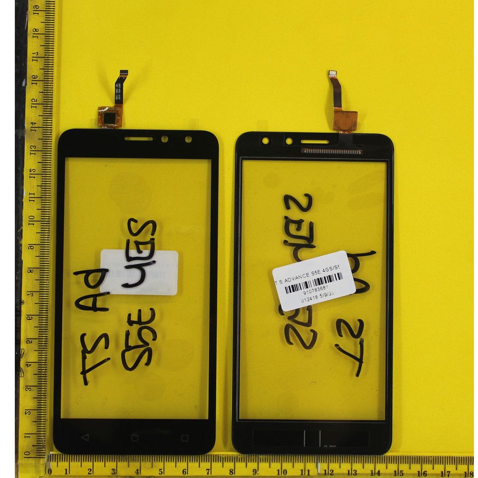 LAYAR SENTUH TOUCHSCREEN TS ADVAN S5E 4GS + IC HITAM VANDROID ADVAN 5060 IN5