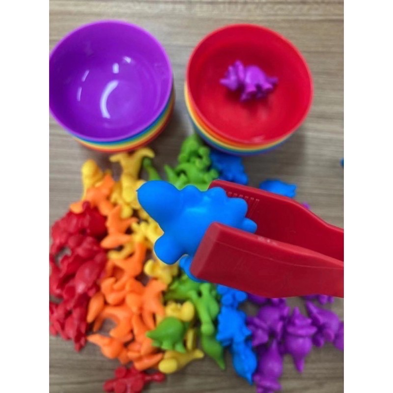 classification toys with bowl set mainan pengenalan warna dan jumlah - kado anak - hadiah anak