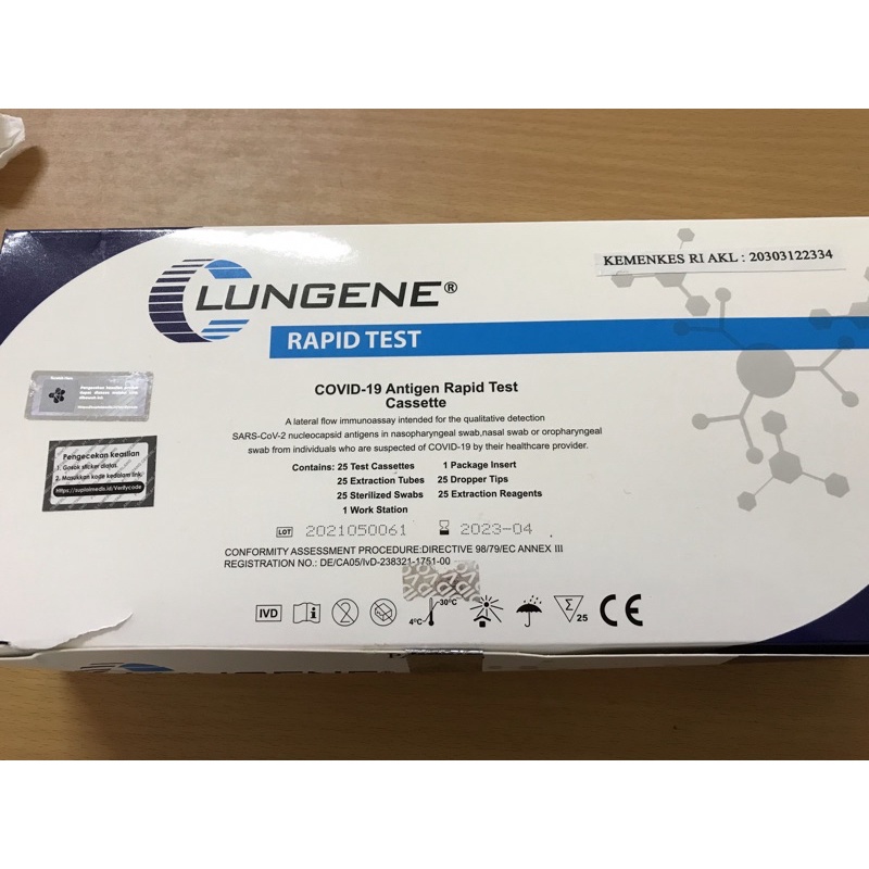 1 set swab antigen mandiri