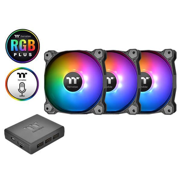 Thermaltake Pure Plus 12 RGB Radiator Fan TT Premium Edition - 3 Pack