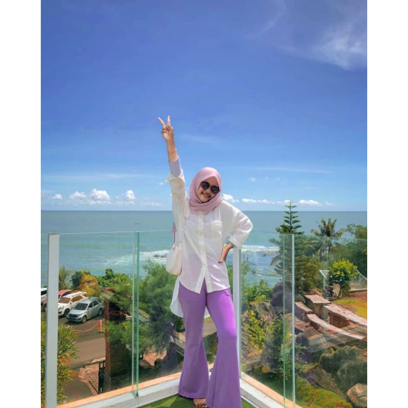 CELANA CUTBRAY PREMIUM /CELANA CUTBRAY / celana panjang wanita / celana cutbray pinggang karet