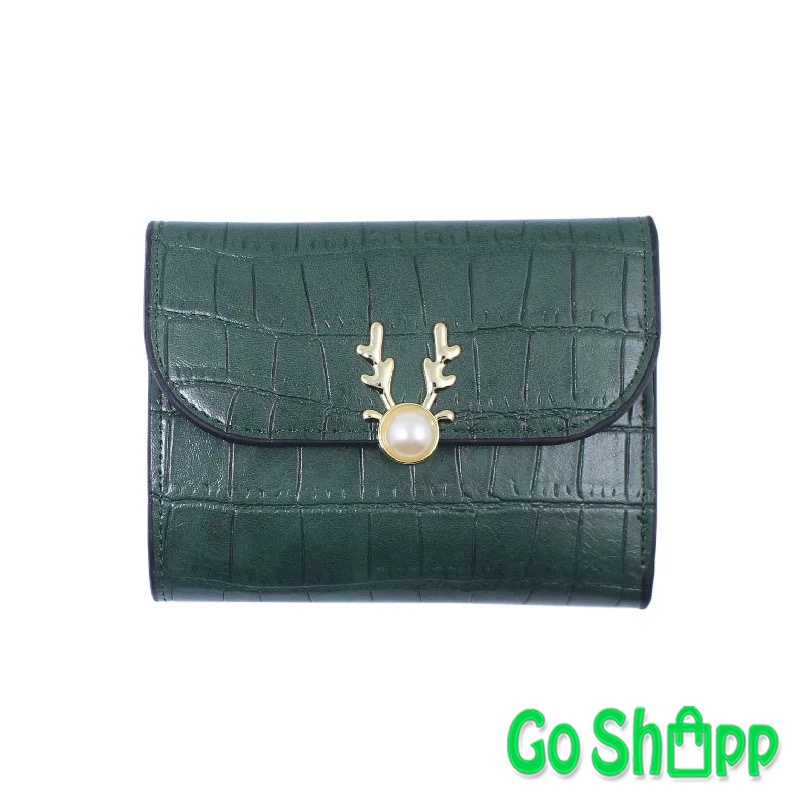 Dompet Wanita Import Fashion Korea - Dompet Wanita Kecil Kulit PU Croco - Dompet Korea - Dompet Lipat Wanita Import Fashion - Dompet Fashion Wanita [PD14]