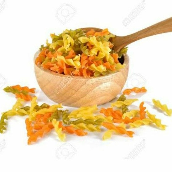 

Pasta Spirals Vegetables Import 50gr / 100gr Macaroni Sayur