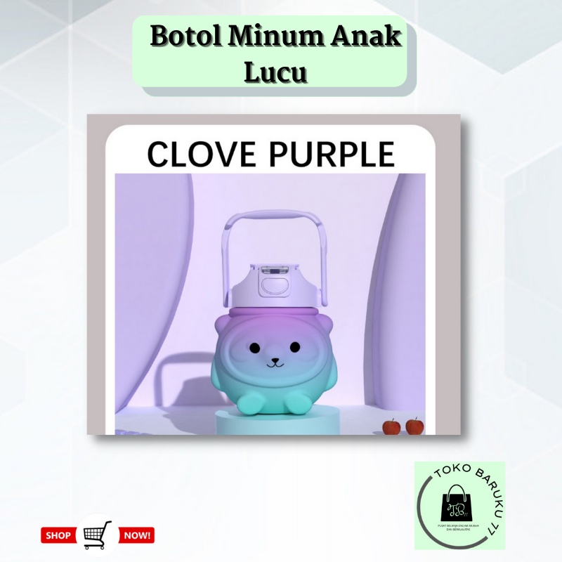 (KEYA) Botol Minum Anak Karakter / Botol Minum Anak Lucu 1100ML