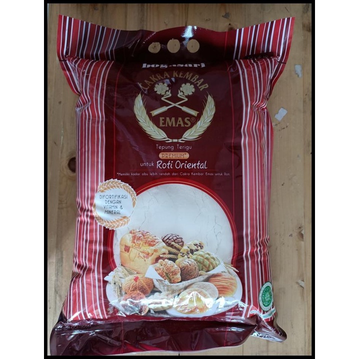 

Bogasari Cakra Kembar Emas Premium Untuk Roti Oriental 5Kg