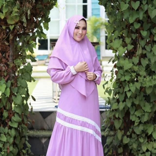 Gamis Syar'i Khanza CERUTY BABYDOL FULL FURING