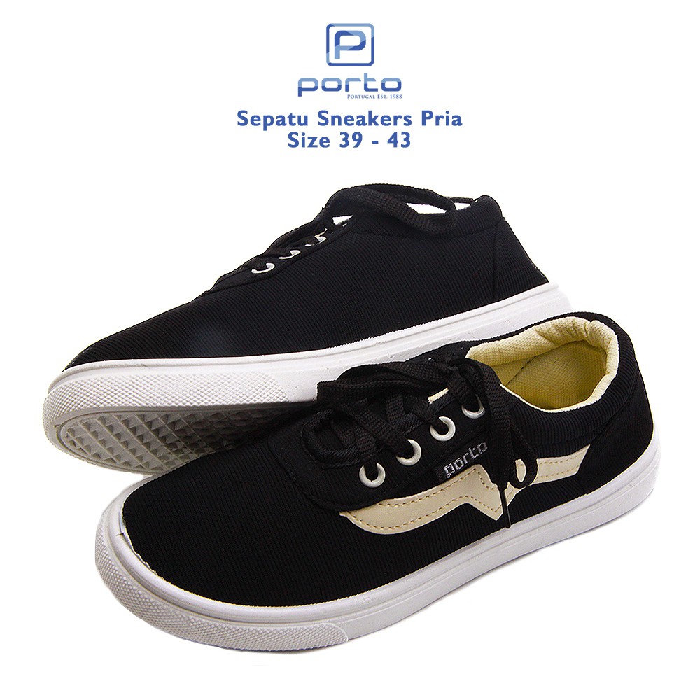 Porto Sepatu Sneakers Sports Pria AB010M Size 39-43