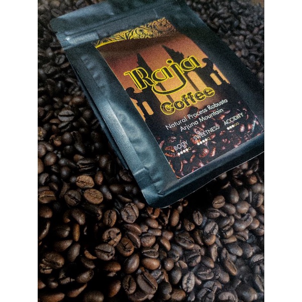 

PREMIUM KOPI ROBUSTA 150gr medium roast | RAJA COFFEE MAJAPAHIT ROBUSTA ARJUNA MOUNTAIN.