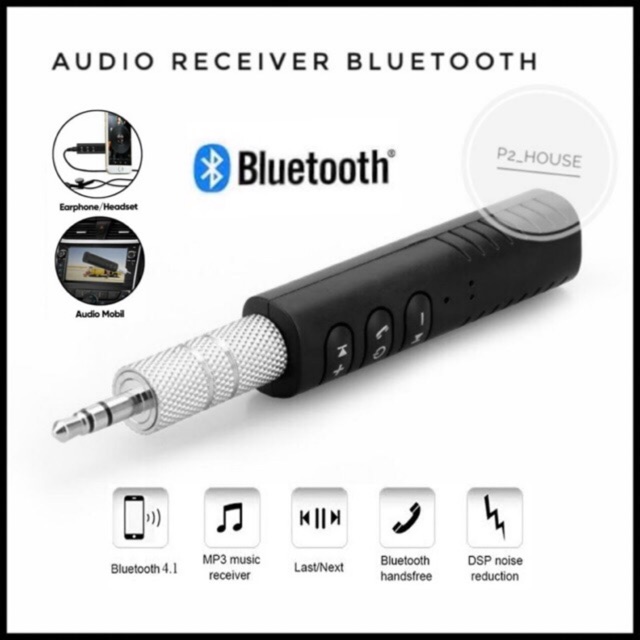 Jual Audio Jack 3.5mm Music Player Bluetooth Receiver BT 801 Shopee