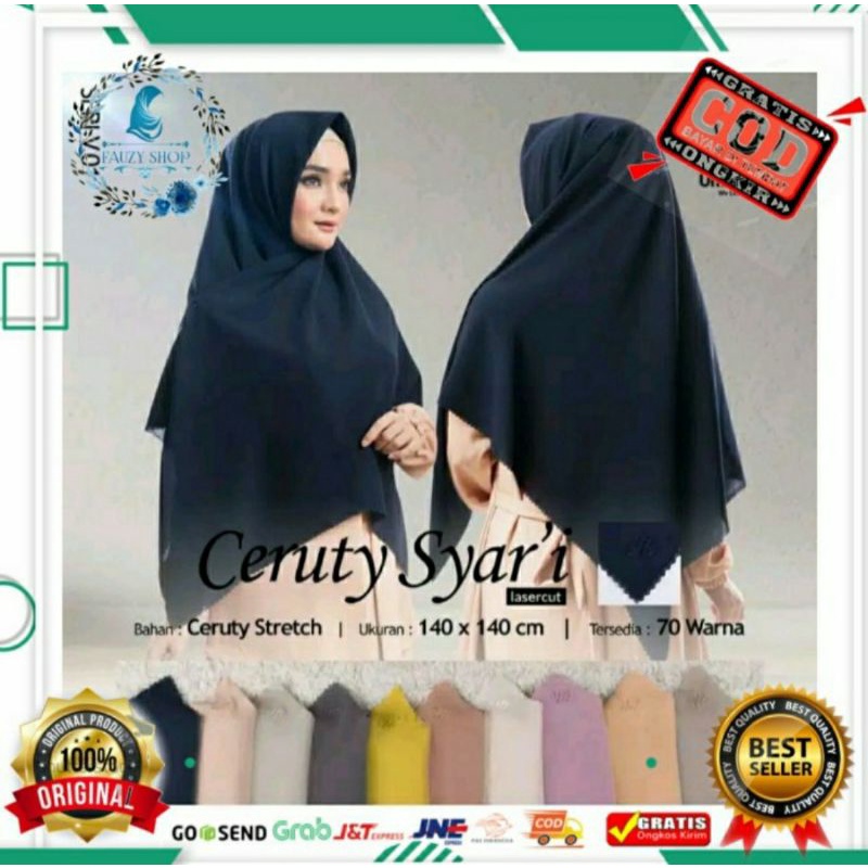 Jilbab Segi Empat Syar'i Umama Jilbab Segi Empat Jumbo Umama Hijab Segi Empat Syar'i Hijab Segi Empa