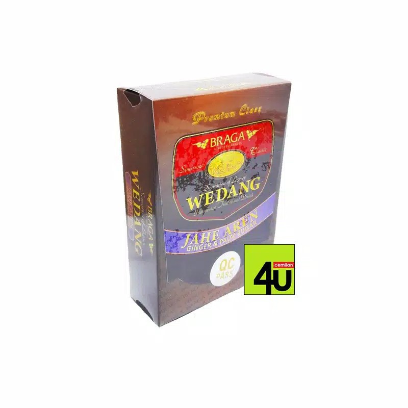 

Wedang Braga JAHE AREN Tradisional Indonesia - 1 kotak isi 3 sachet