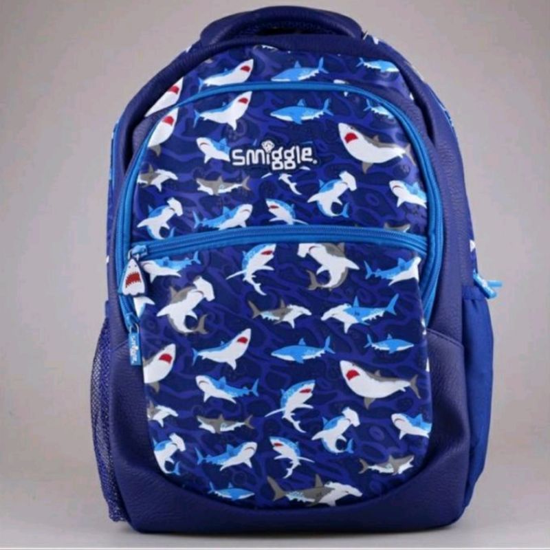 Smiggle backpack Shark / Ransel smiggle / Tas ransel original Smiggle